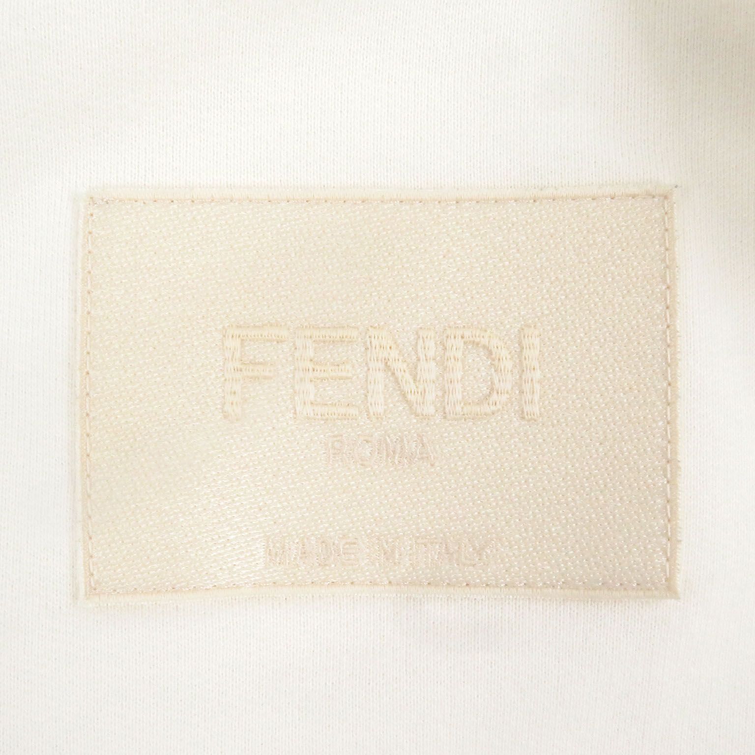 極美品□FENDI フェンディ FY1203 ロゴワッペン エンブロイダリー プル  