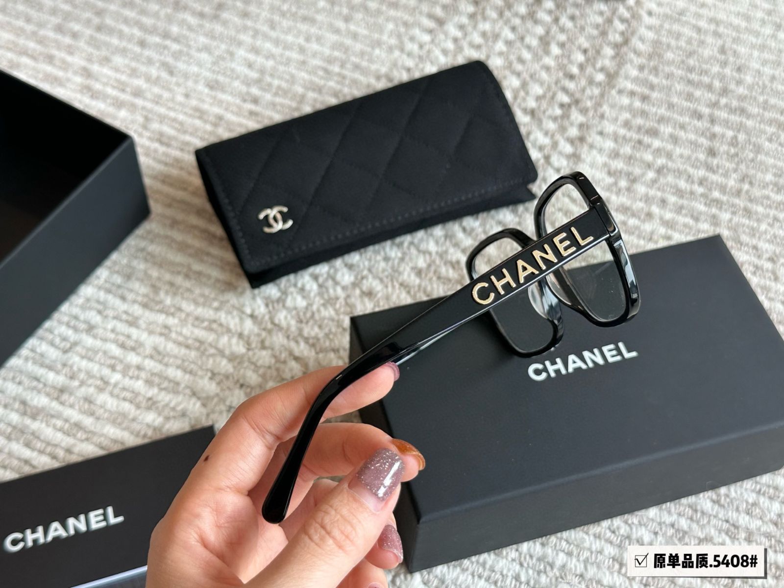 今日 Chanel 5408 スーパーラージフレームサングラス