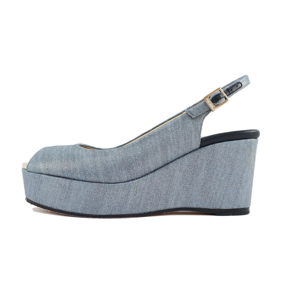 JIMMY CHOO デニム ウェッジサンダル jimmy choo デニム サンダル