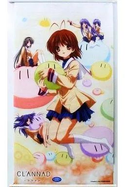 中古】タペストリー(大型) 集合(だんご大家族) タペストリー 「CLANNAD