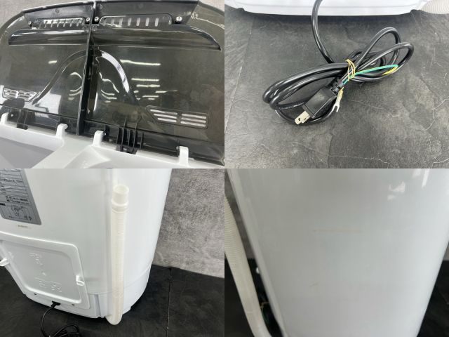 サンコー 小型 二槽式洗濯機 動作保証 STTWAMN3 2025年製 白|513783 WWW_KANDAIZUMI_COM