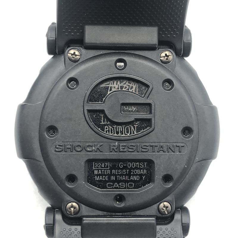 中古】G-SHOCK × Stussy G-001ST ジェイソン ブラック カシオ ジー  