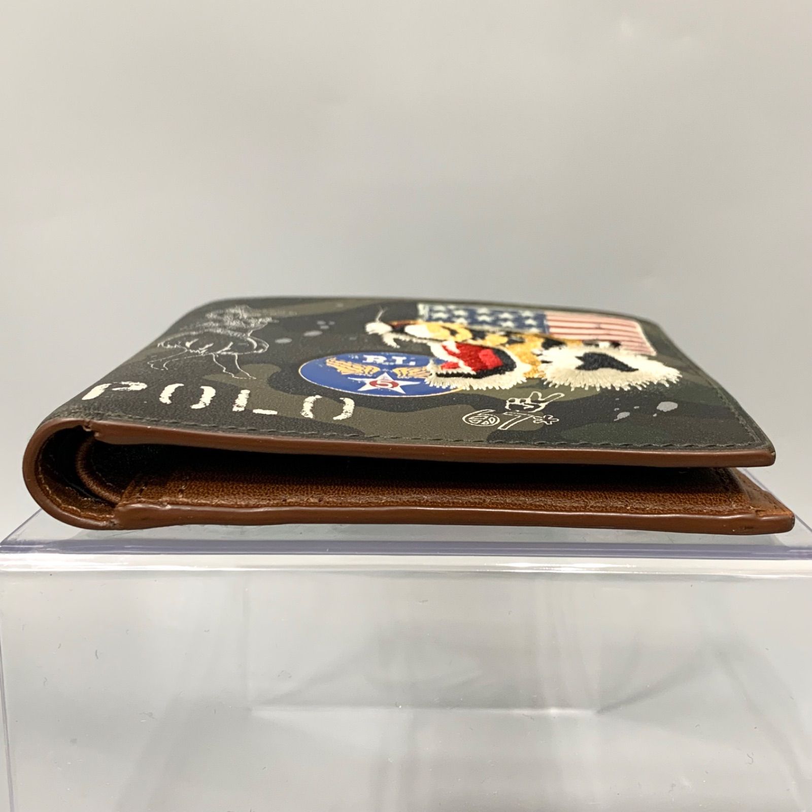 【美品希少】ポロラルフローレンRalph Lauren 虎 二つ折り財布 札入れ msra427829899-0011.jpg