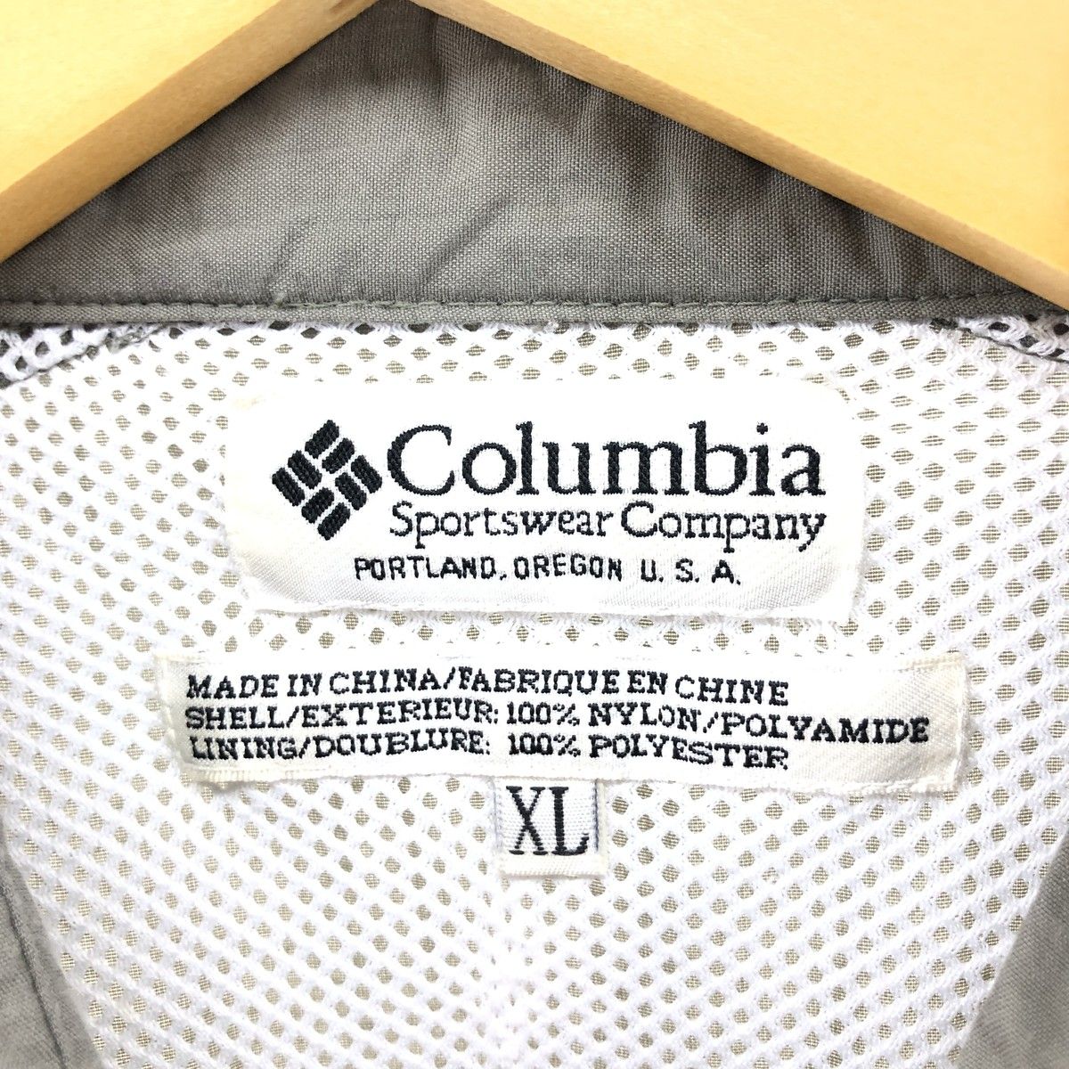 90s Columbia 旧タグ PFG 半袖 フィッシング シャツ L ベージュ ビンテージ 90年代 コロンビア リバーサイド シャツ タン カヌー カヤック