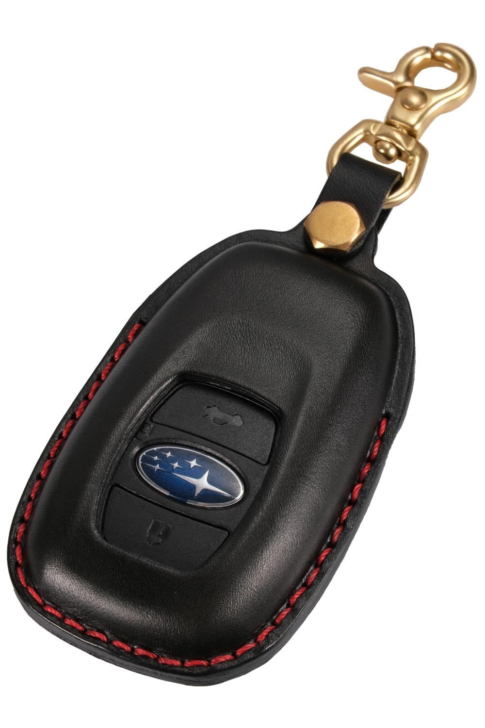 新品 [ユサブル] スバル キーケース 高級本革 GR86 レヴォーグ VN5 VM4 フォレスター SK BRZ ZD8 インプレッサスポーツ WRX S4 XV アウトバック BT5 キーカバー キーホルダー アクセサリー (ブラック)