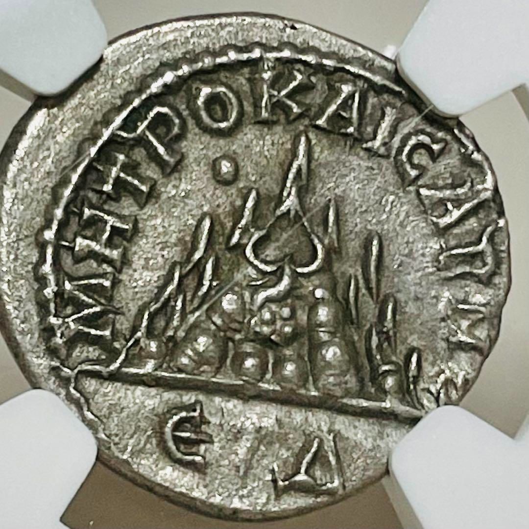 古代ローマ ドラクマ 銀貨 AU ゴルディアヌス三世 カッパドキア