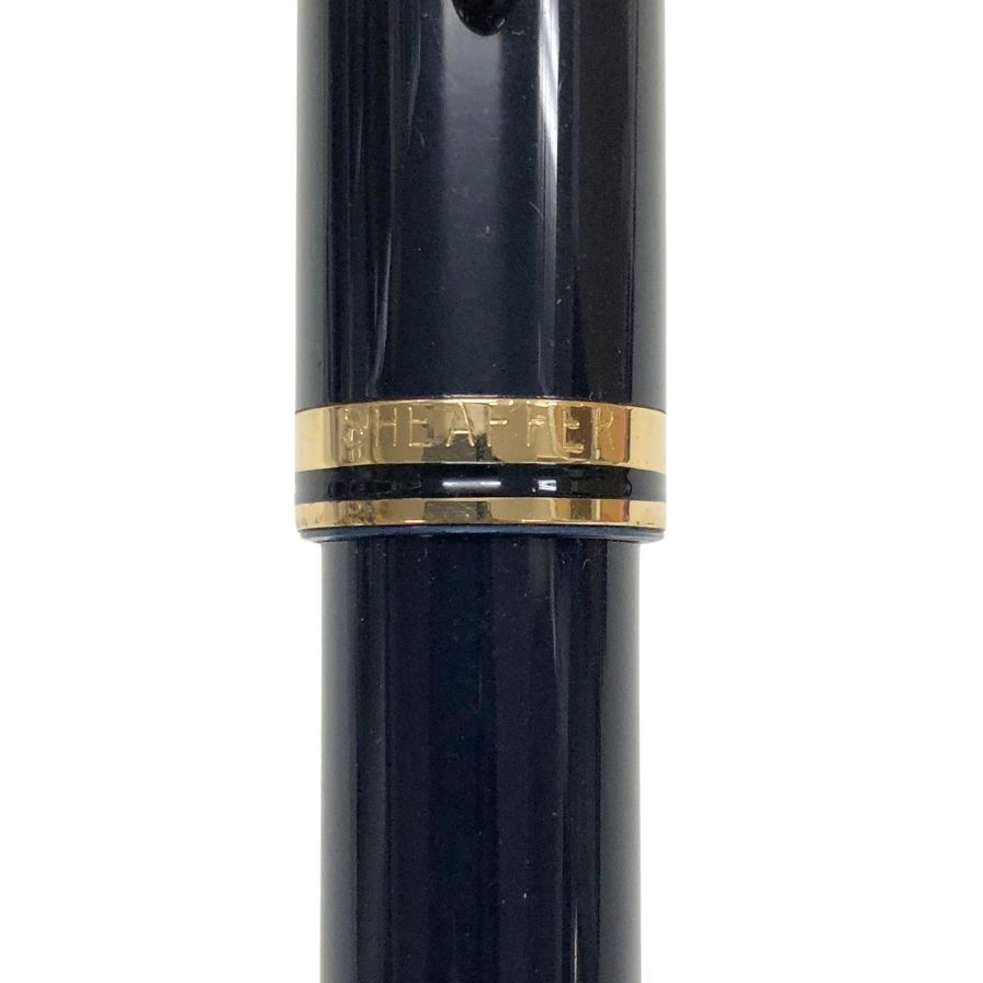 Sheaffer（シェーファー） 万年筆 18K シェーファー 万年筆 ネイビー×ゴールド ペン先18K750【AFI13】 - メルカリ
