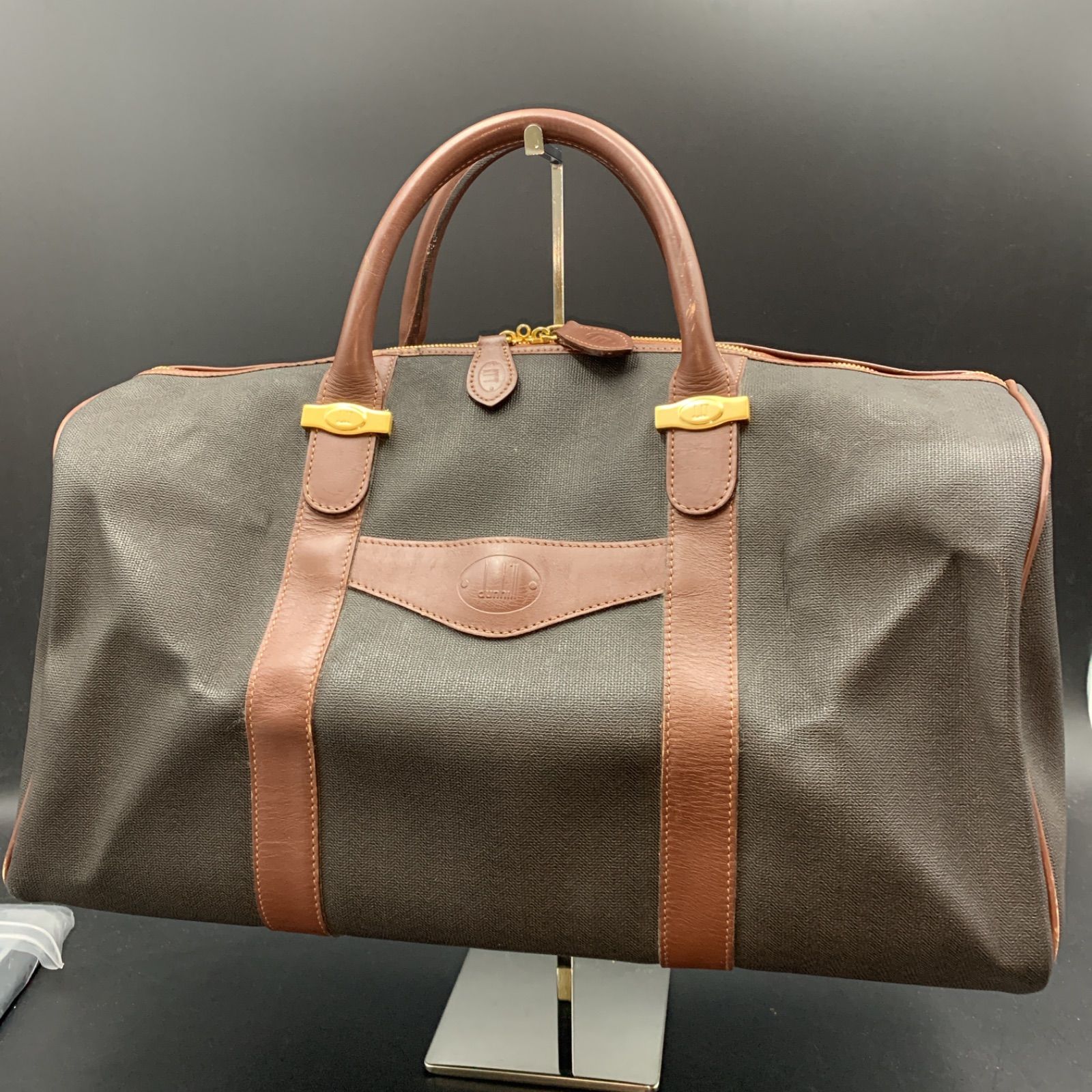 良品ビンテージ‼️  dunhill  ダンヒル　PVC  ボストンバッグ 73 dunhill ダンヒル PVC ボストンバッグ - メルカリ