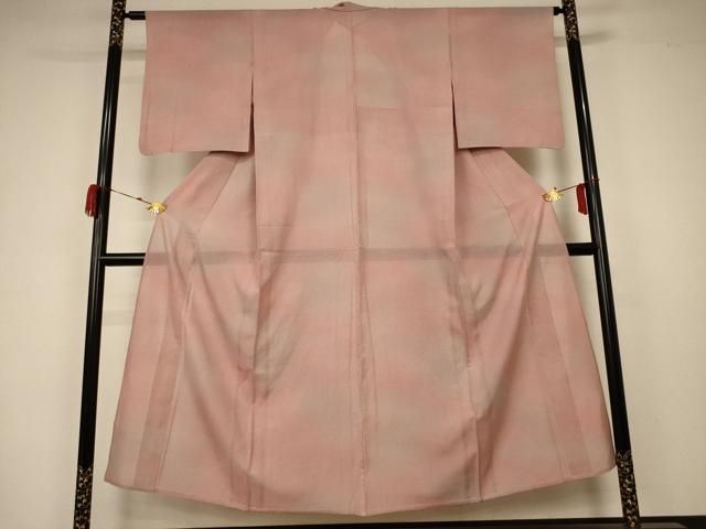 平和屋着物 夏物 小紋 絽 作家物 鮫小紋柄 正絹 AABA2886jd