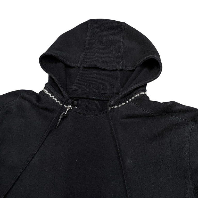 11 by Boris Bidjan Saberi ジップフードプルオーバーサムホールフーディ フーデッドパーカー フード トップス 脱着 BBS 11 by Boris Bidjan Saberi ジップフードプルオーバーサムホール