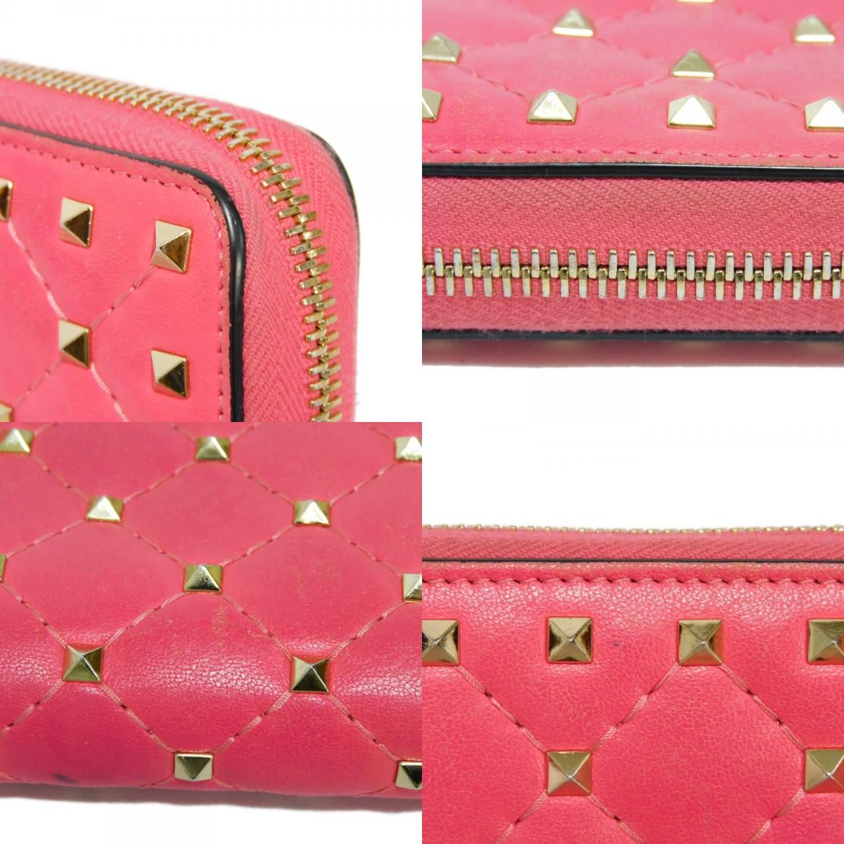 VALENTINO ヴァレンティノ ロックスタッズ キルティング ジップ 