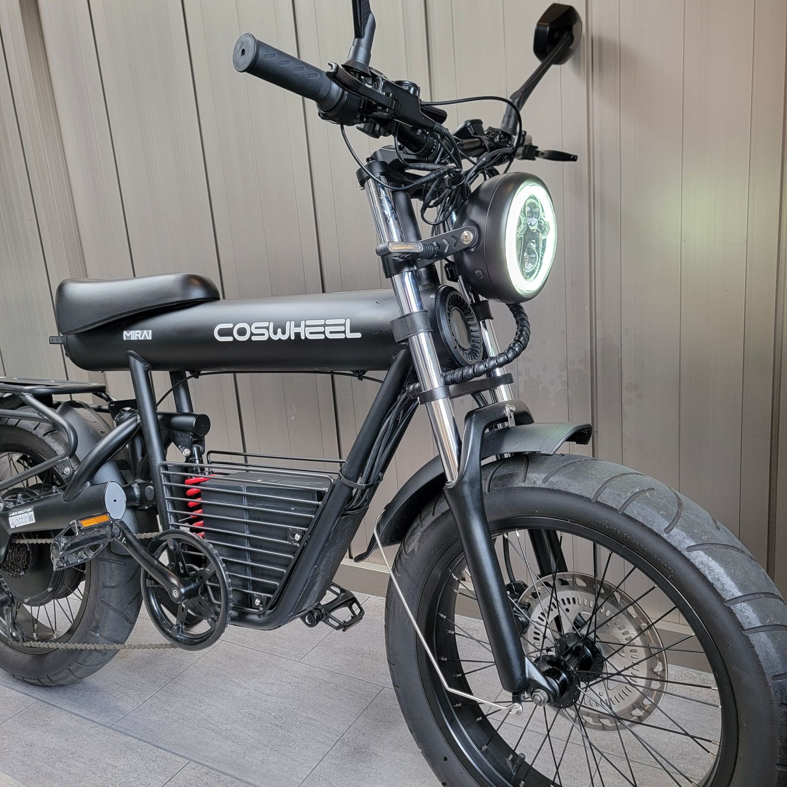 中古車】COSWHEEL MIRAI 1000W ブラック 原付2種 電動バイク