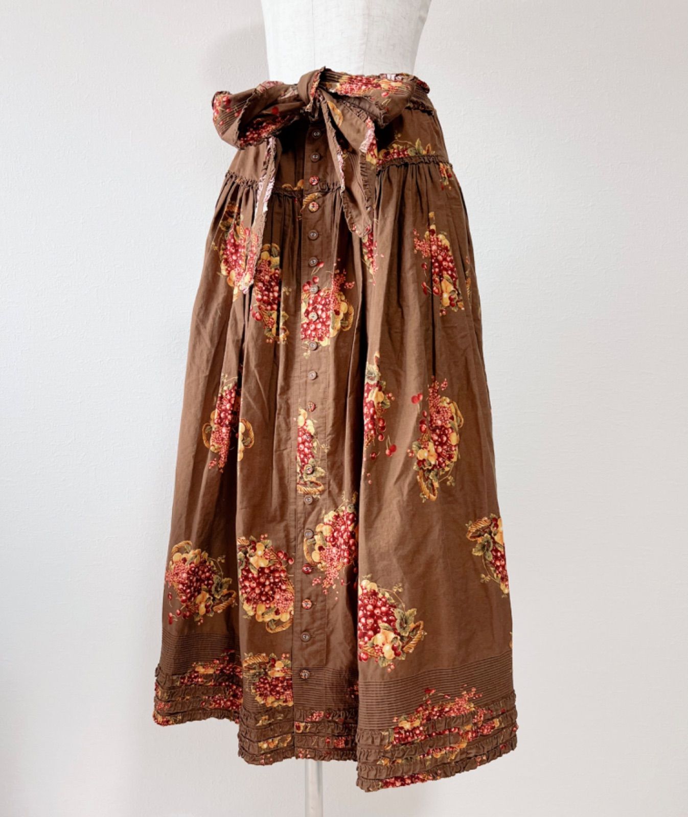 PINK HOUSE ピンクハウス ピコフリル スカート 木の実