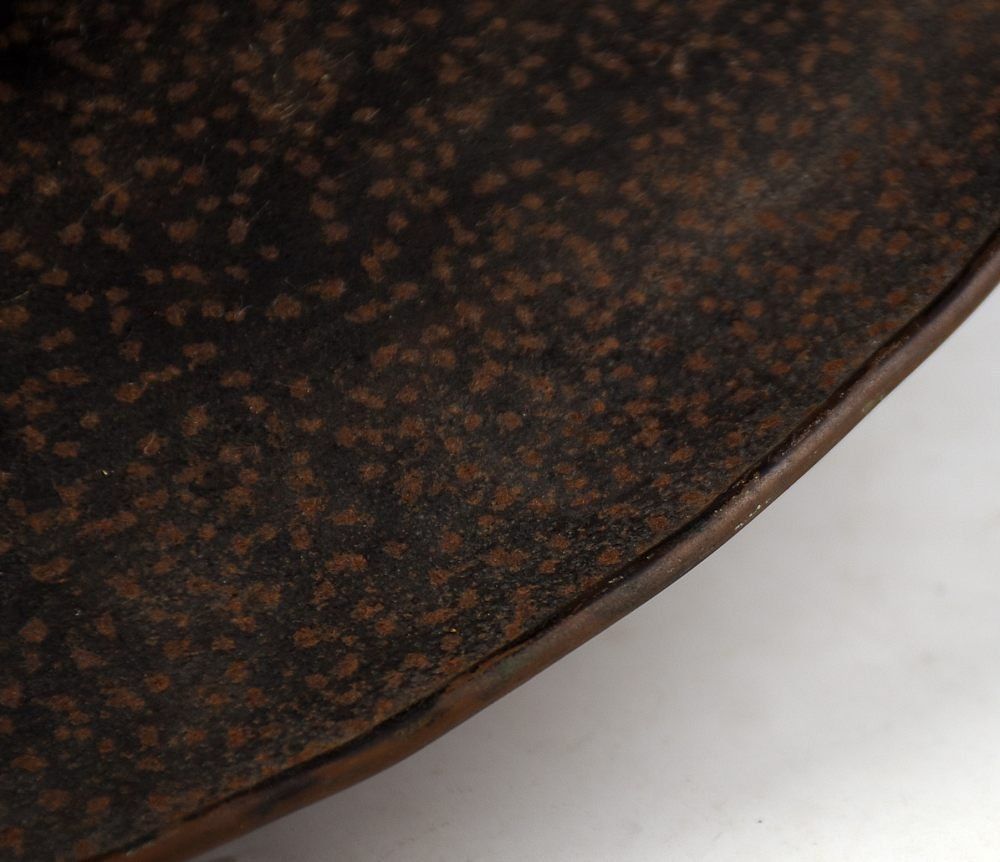 蔵A3428 古美術 鉄製陣笠 江戸時代 44.5ｃｍ 検 武具鎧甲冑 WWW_IBETON_RU