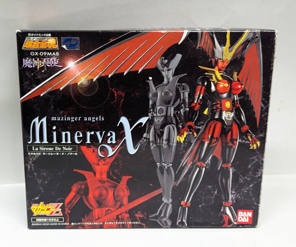 BANDAI - GX-09MAB ミネルバＸ ラ・シレーヌ・ド・ノワール マジンガーエンジェル 超合金魂 チョウゴウキンタマシイ GX-09MAB フィギュア 未開封品 バンダイ 超合金魂 ミネルバX ラ・シレーヌ・ド・ノワール GX