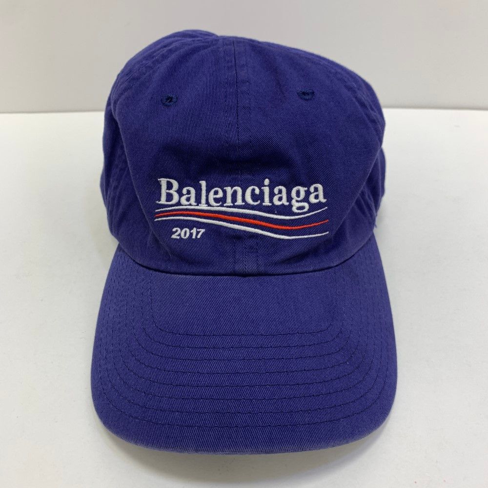BALENCIAGA ネイビーキャップ BALENCIAGA ネイビーキャップ Lサイズ 【公式通販】