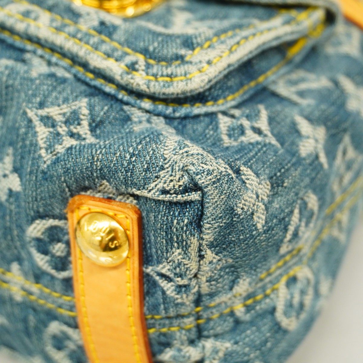 【希少】ルイヴィトン バギーGM デニム ショルダーバッグ モノグラム ルイ・ヴィトン(Louis Vuitton) ルイ・ヴィトン ショルダー