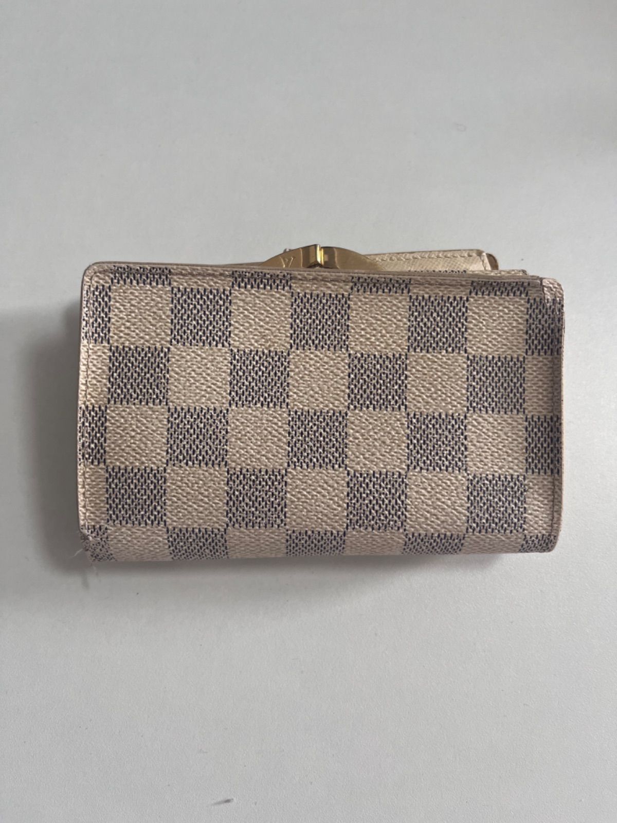 ルイヴィトン　ポルトフォイユヴィエノワ　ダミエアズール　折り財布　がま口 楽天市場】【財布】LOUIS VUITTON ルイ ヴィトン ダミエ