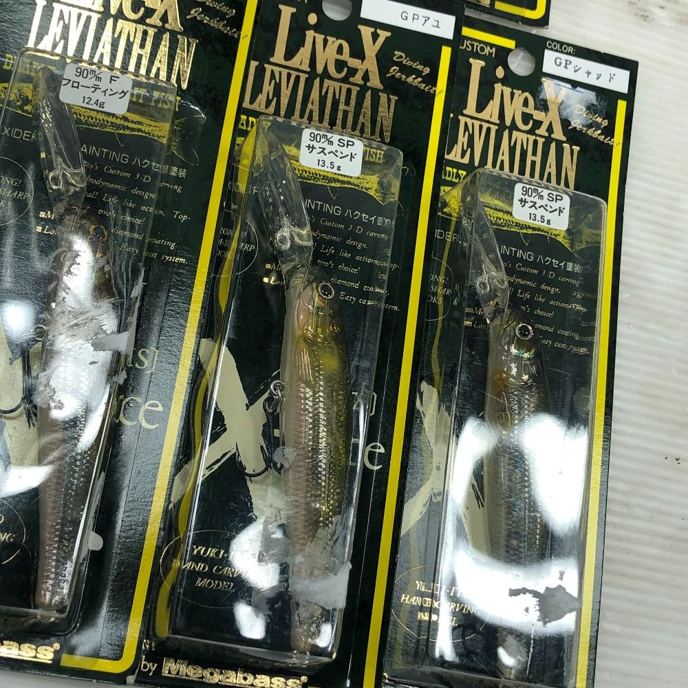 ΣΣMegabass メガバス ルアー LIVE-X LEVIATHAN ライブx リバイアサン 5個