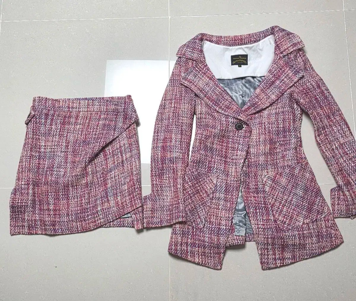 VIVIENNE WESTWOOD ツイードセットアップ