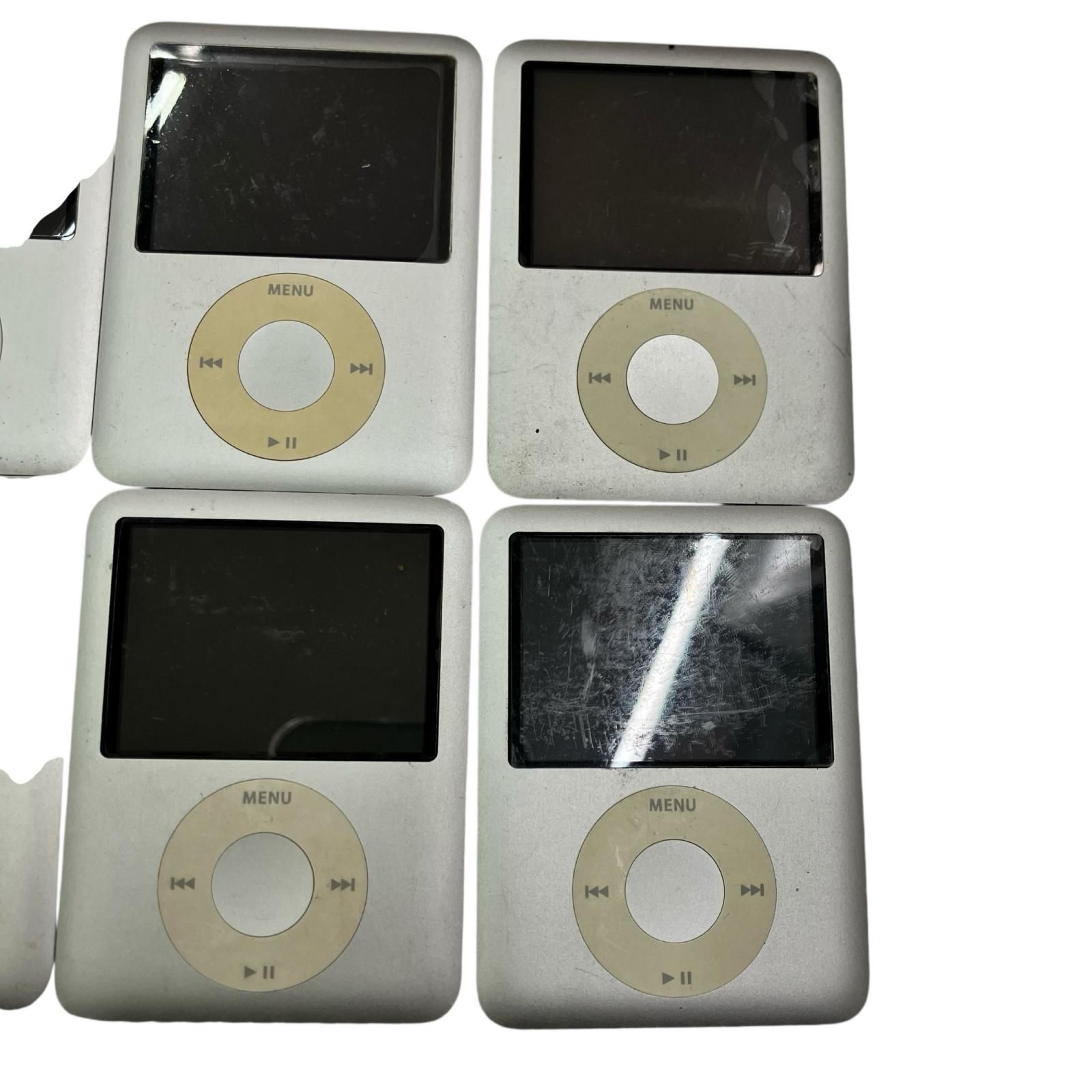 186001 現状品 Apple アップル iPod nano 第3世代 A1236 シルバー 11点 