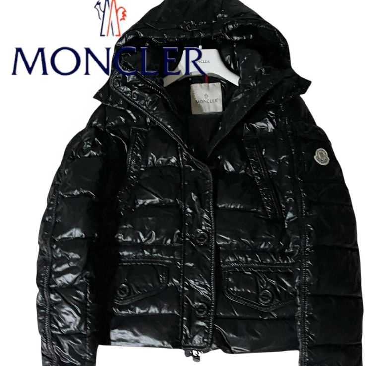 超美品 MONCLER モンクレール ダウンジャケット レディース ブラック 