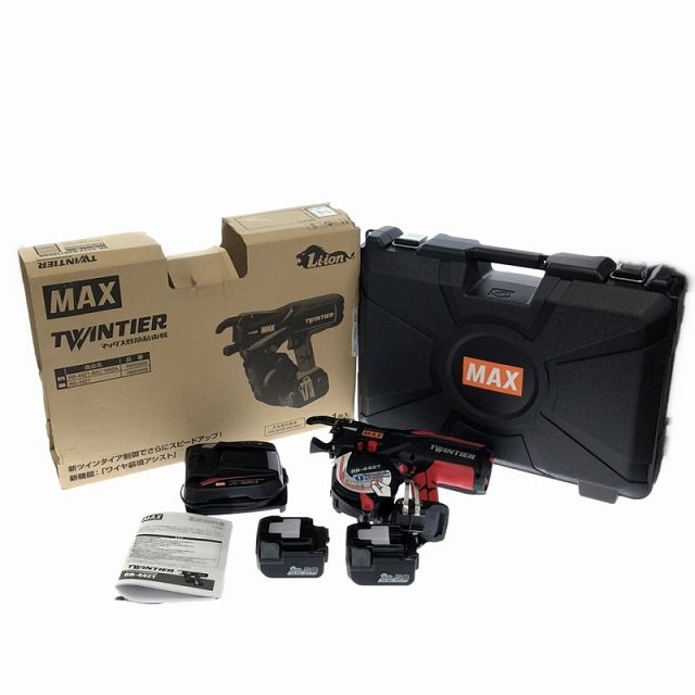 MAX マックス 14.4V 鉄筋結束機 ツインタイア RB-442T-B2C 1450A バッテリー2個 5.0Ah 充電器 ケース HRDEVELOPMENT_JP