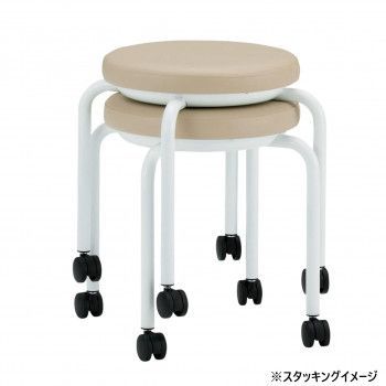 藤沢工業 TOKIO スツール JBM-C36TL-S ライトベージュ レザー 5脚入 WWW_NOITHATQUANGTHANH_NET