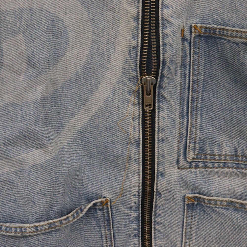 STUSSY (ステューシー) SS-LINK ZIP WORK JACKET ロゴプリント 