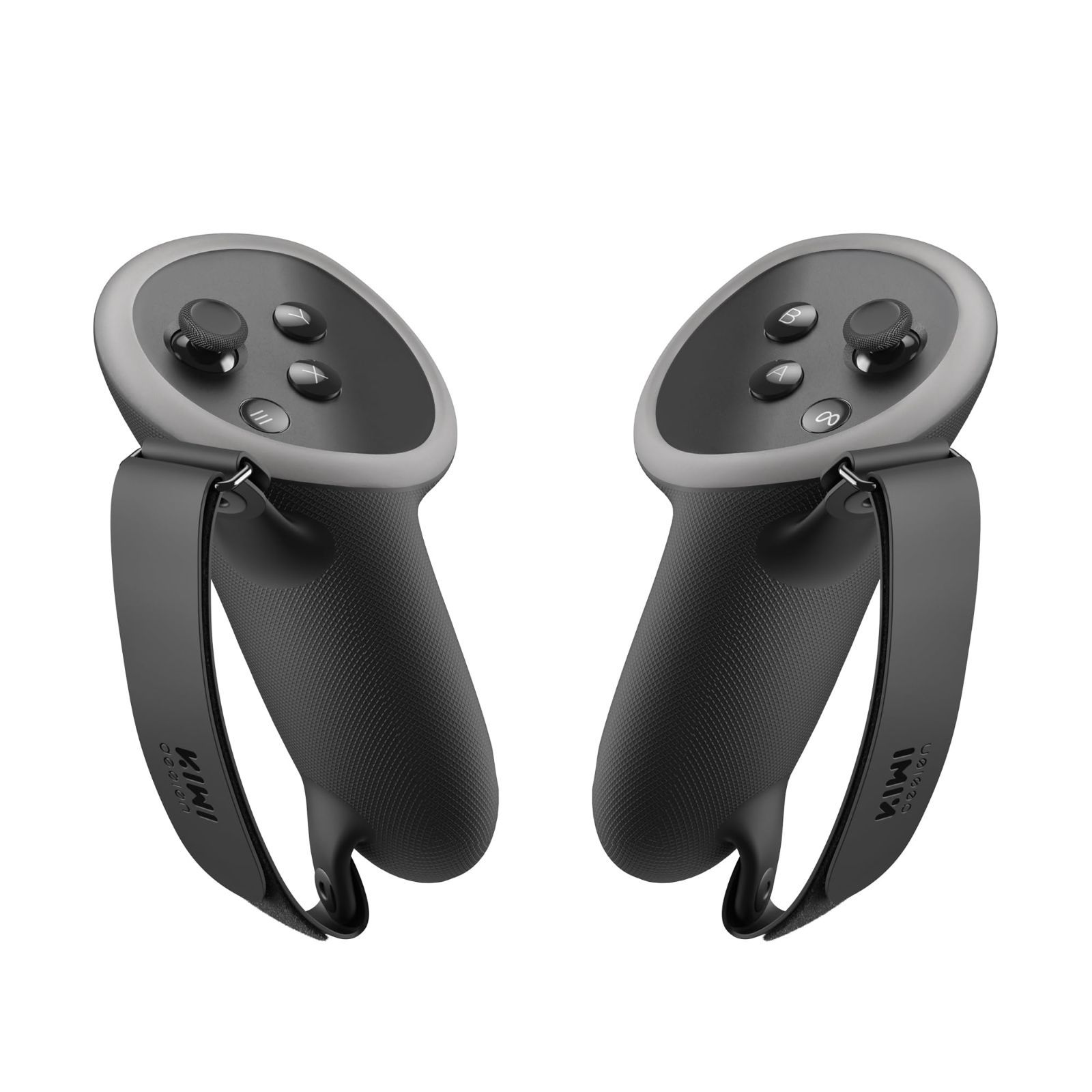 【新着商品】シリコンハンドストラッププロテクター ナックルストラップ付き 互換性がある コントローラーグリップ 3S/3アクセサリー Quest design KIWI