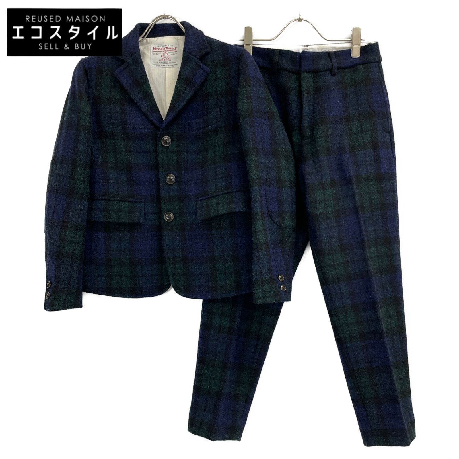 BEAMS ビームス 【美品】BEAMS BOYビームスボーイxHARRIS TWEED