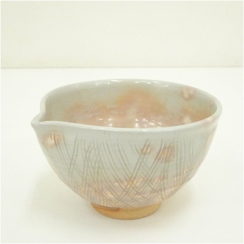 京焼 清和窯造 御本手金海桃形茶碗 共箱 茶道 抹茶 おしゃれ 抹茶茶碗 抹茶碗 和食器 レトロ 茶器 骨董 茶わん 茶会 茶の湯 3月 春