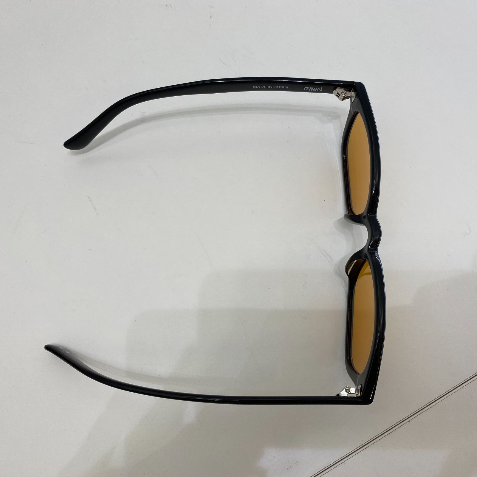 STUSSY OWEN サングラス ブラック クリアオレンジ - メルカリ