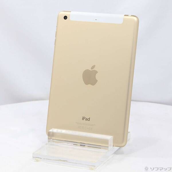 中古品〕 iPad mini 3 16GB ゴールド MGYR2J／A docomo【344