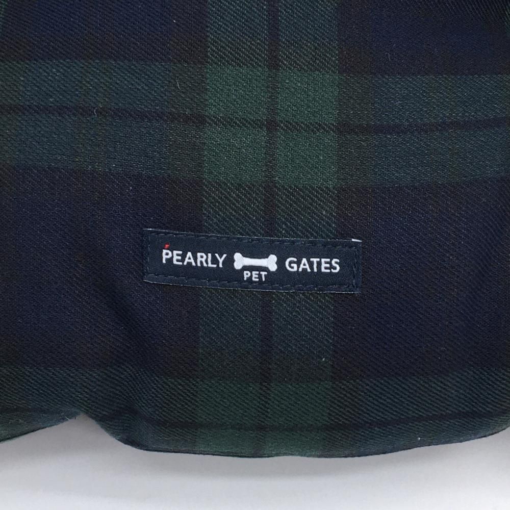 新品】パーリーゲイツ ペットクッション ネイビー×ダークグリーン