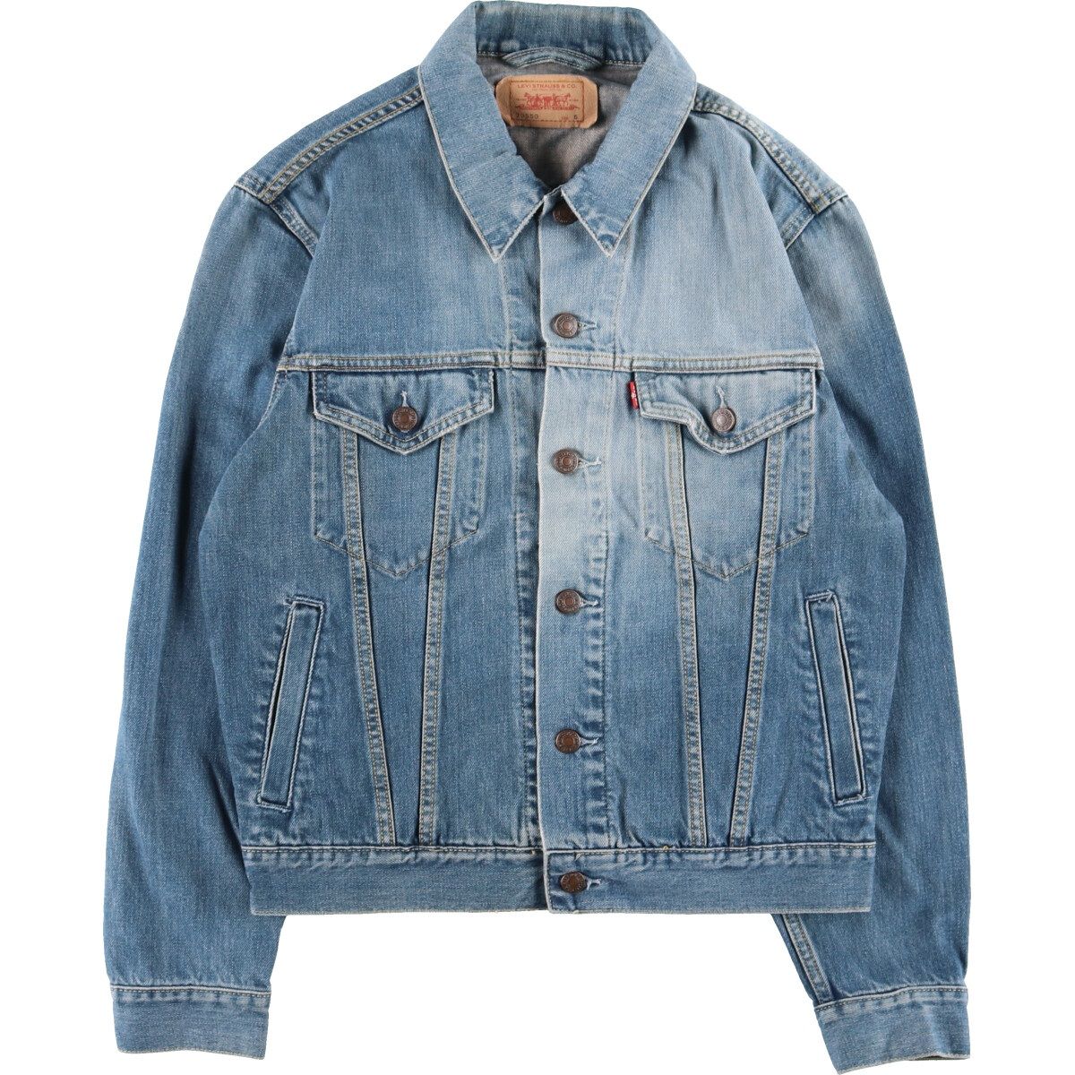 古着 リーバイス Levi's 70550 デニムジャケット Gジャン メンズ