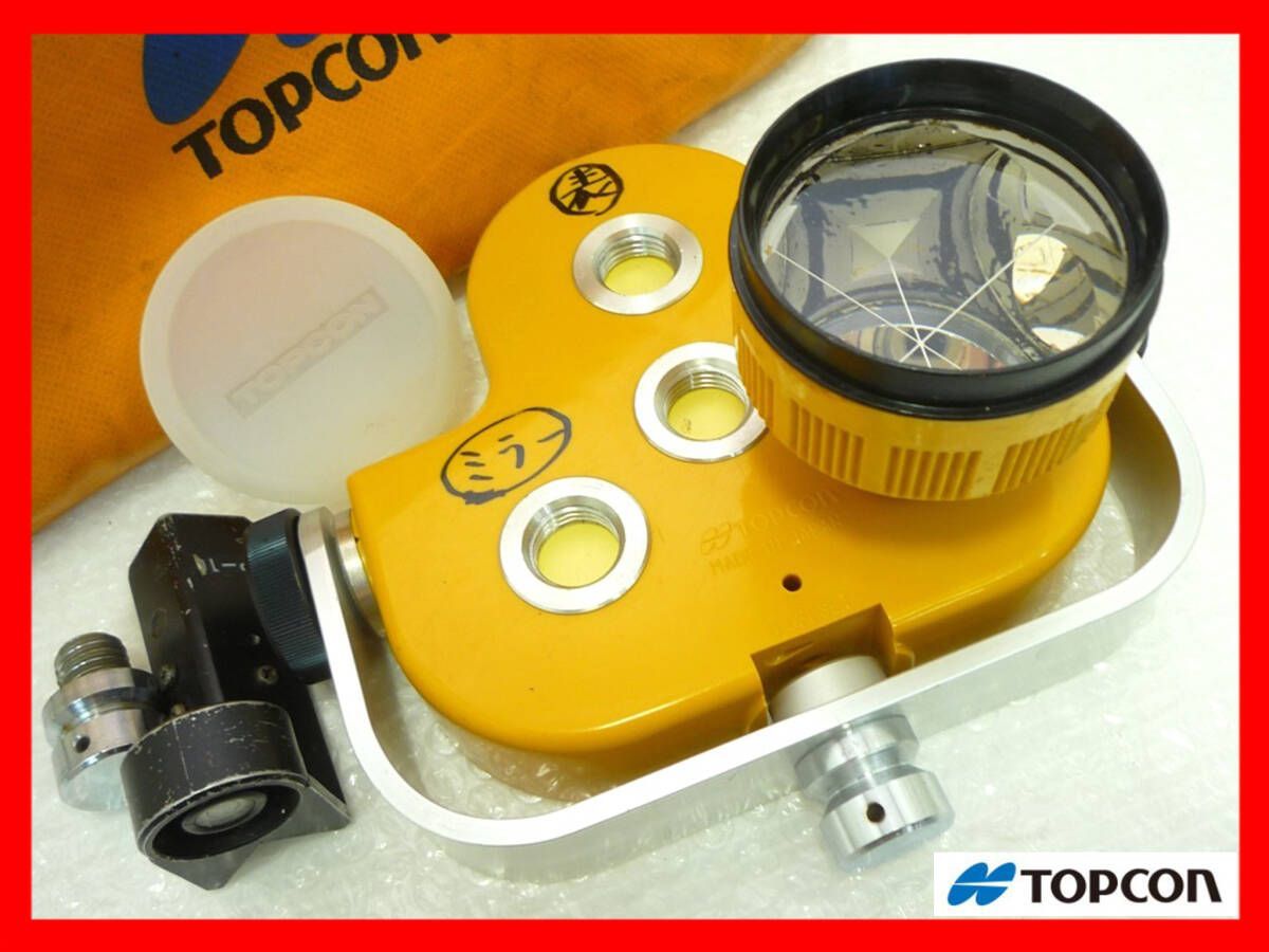 TOPCON トプコン３素子用 プリズムホルダーチルト１型 トリプルプリズムシステム レンズ ミラー 測量 ケース_36(検:トータルステーション -  メルカリ