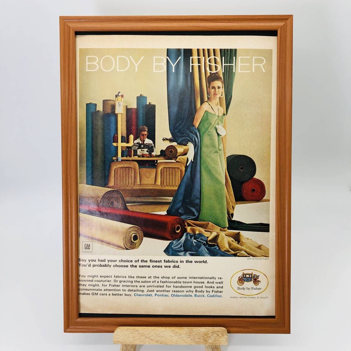 60’s GM キャデラック 広告 ビンテージ 雑誌 LIFE 額付 ポスター