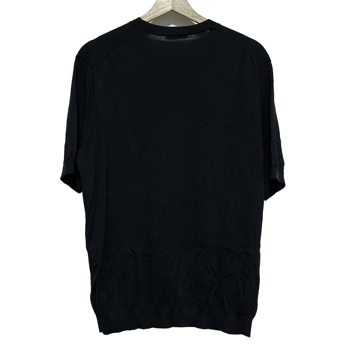 UNITED ARROWS 半袖ニット 黒 UNITED ARROWS(ユナイテッドアローズ) 半袖セーター サイズXL