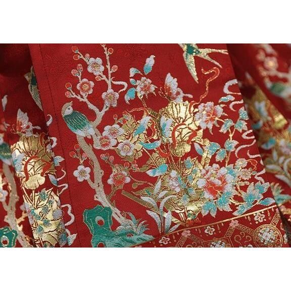 花柄ロングスカート 明制漢服