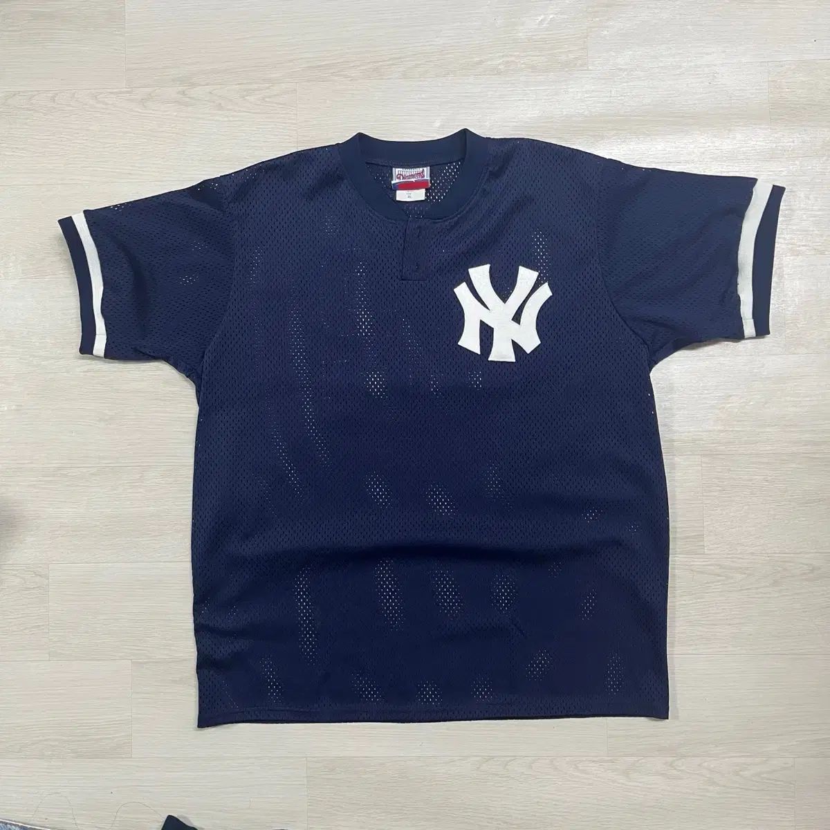 ヴィンテージ ニューヨーク ヤンキース レジェンド リー ベラ ジャージ xl