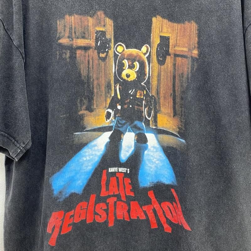 USED 古着 Tシャツ 半袖 Kanye West カニエ・ウェスト LATE REGISTRATION ツアー 2005 両面プリント - メルカリ