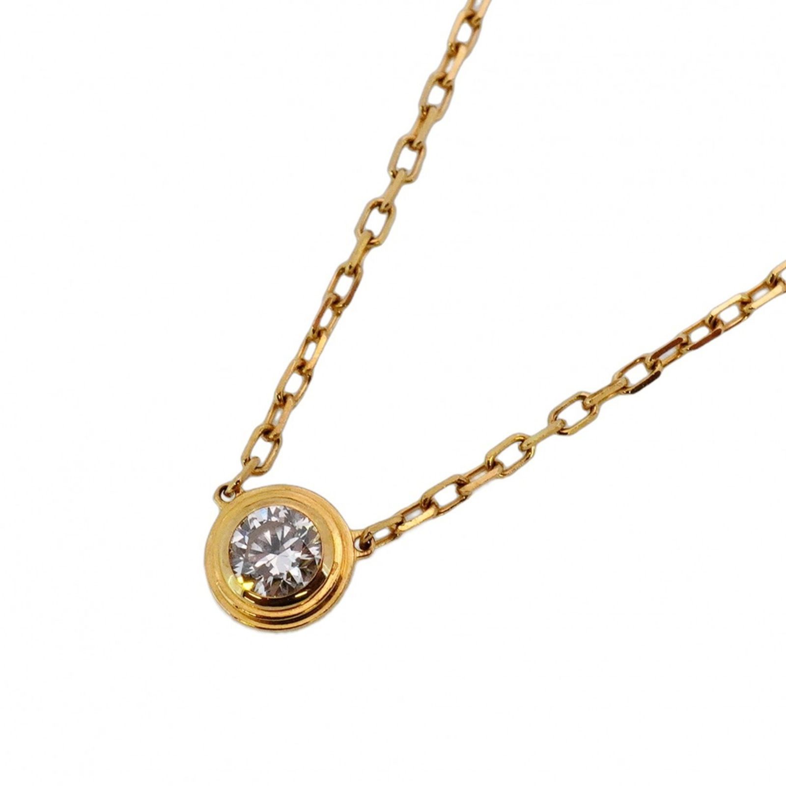 人気商品【カルティエ】ダムールネックレスXS 18K ダイヤモンド Cartier - カルティエ ネックレス ダイヤ ダイヤモンド ダムール