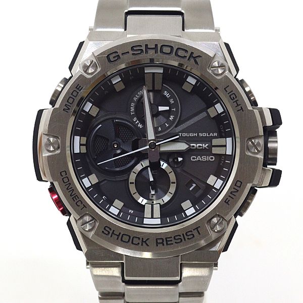 CASIO カシオ メンズ腕時計 G-SHOCK GST-B100D 電波ソーラー 20気圧防水 仕上げ済【中古】