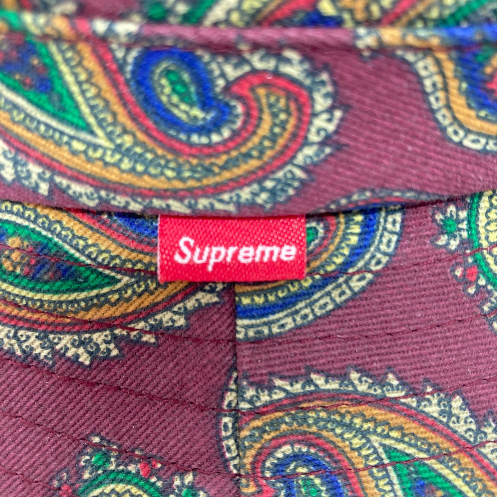 Supreme シュプリーム Paisley Crusher Hat ペイズリー柄 ハット