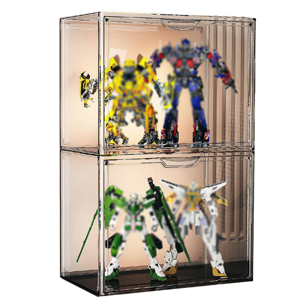 146t  PFLife フィギュアケース コレクションケース ディスプレイラック 棚 積み重ねる 大容量 組み立て式 多用途 幅36 4ボックス y121508t PFLife フィギュアケース コレクションケース ディスプレイラック