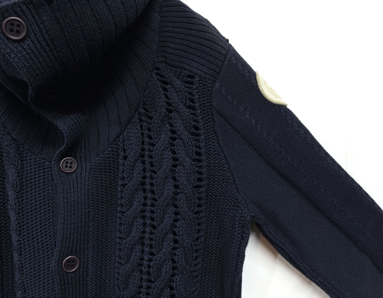 DIESEL｜ディーゼル ケーブル編み ニットカーディガン - メルカリ