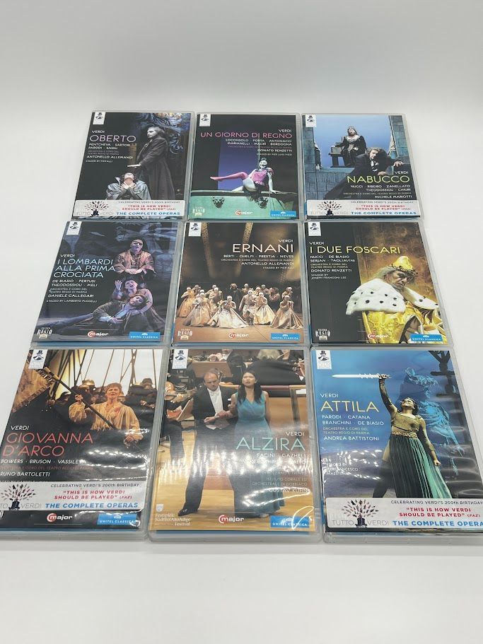 DVD9枚組み】トゥット・ヴェルディ オペラ全集 TUTTO VERDI THE OPERAS 