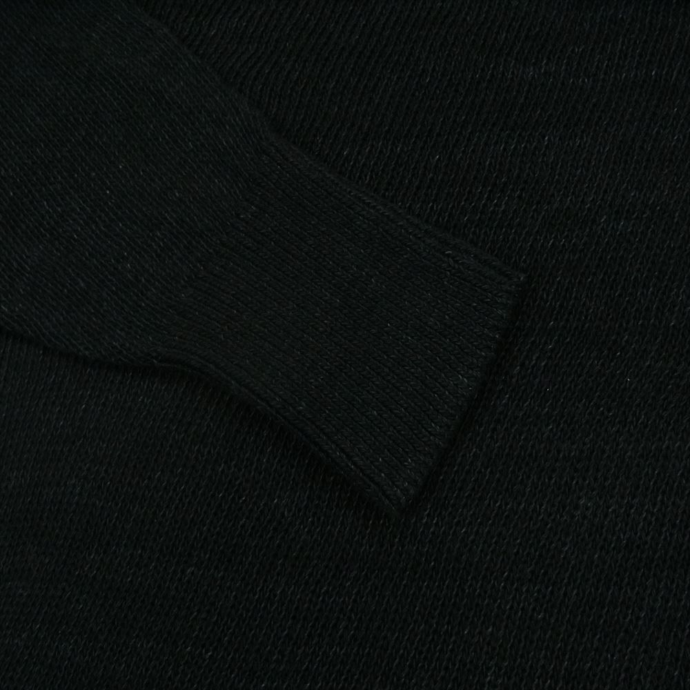 美品 23SS COMOLI 7Gコットンガンジーニット（black）Fサイズ 中古