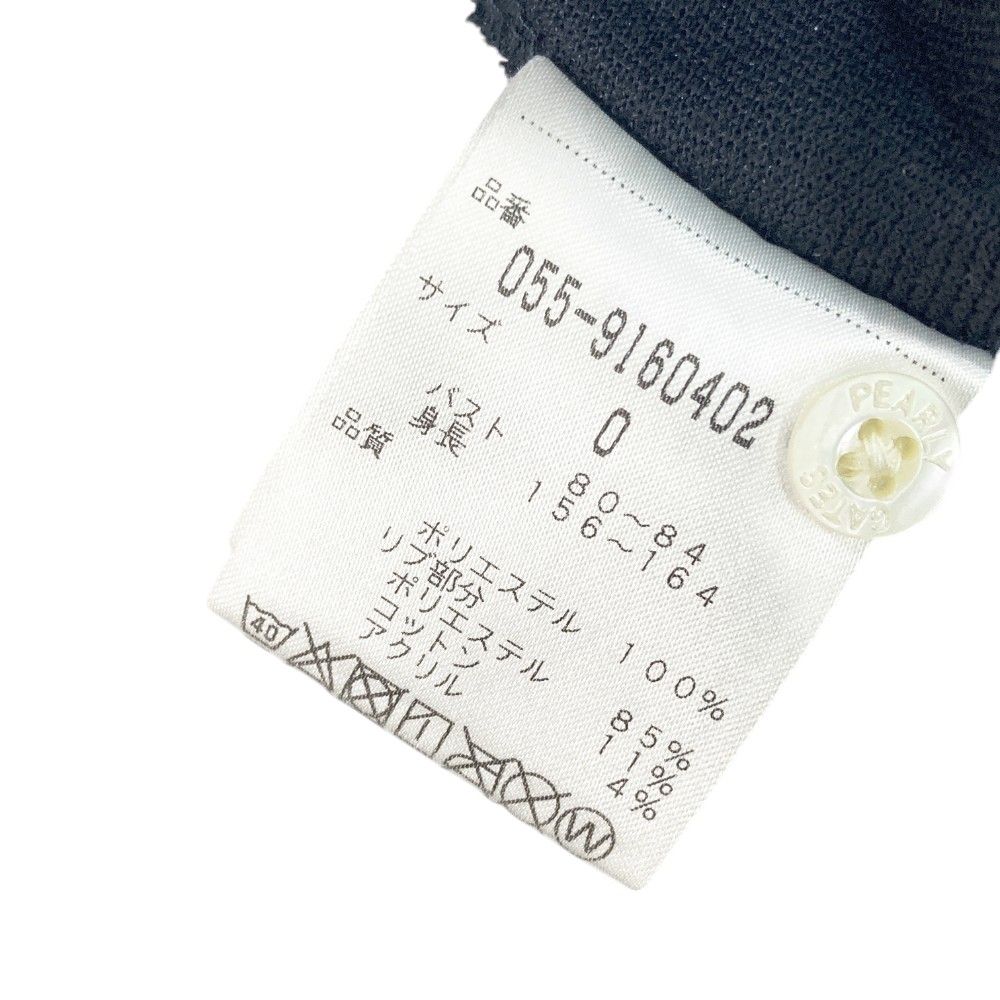 サイズ：0 PEARLY GATES パーリーゲイツ 半袖ポロシャツ ネイビー系